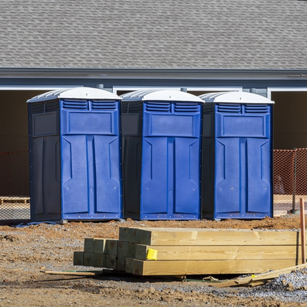 is there a specific order in which to place multiple porta potties in Keyser West Virginia